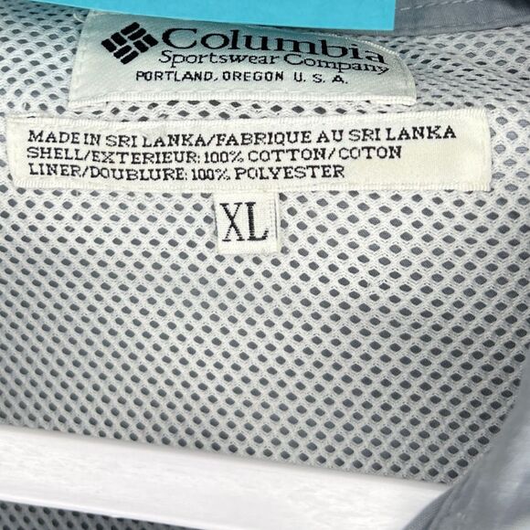 COLUMBIA PFG OUTDOOR BEACH COASTAL EVERYDAY WEAR CASUAL CLASSIC SPORTSMEN SHIRT - Picture 3 of 3